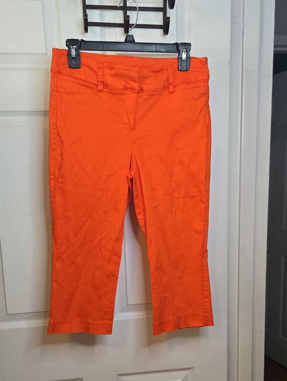 new directions Orange Women's Bermuda Capris Waist 17